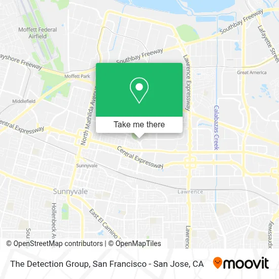 The Detection Group map