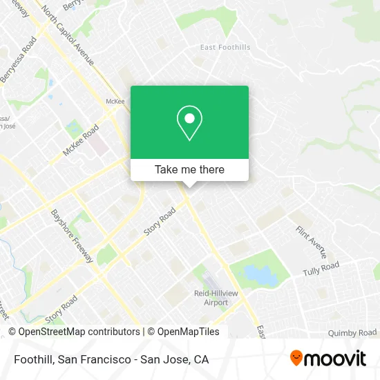 Foothill map