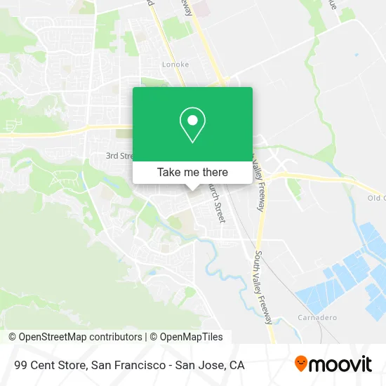 99 Cent Store map