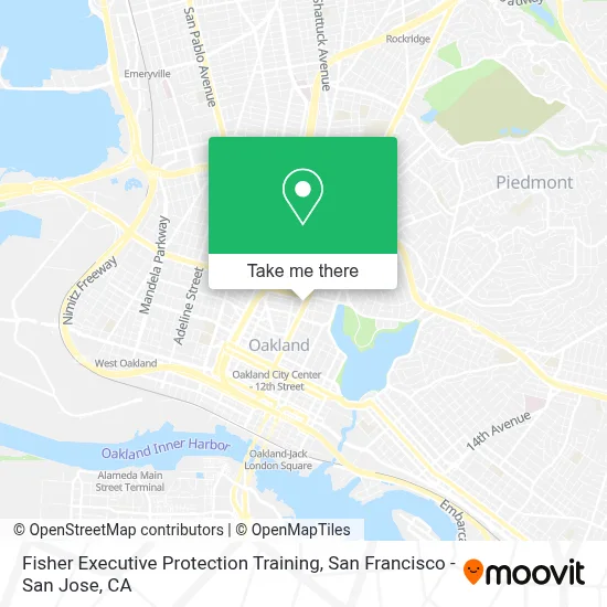 Fisher Executive Protection Training map