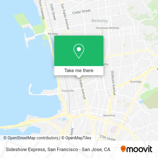 Sideshow Express map