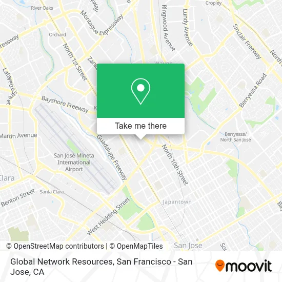 Global Network Resources map