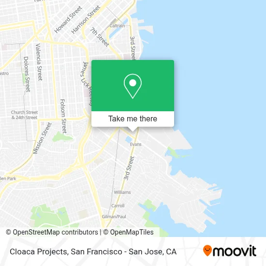 Cloaca Projects map