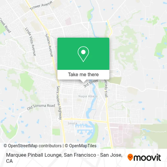 Marquee Pinball Lounge map