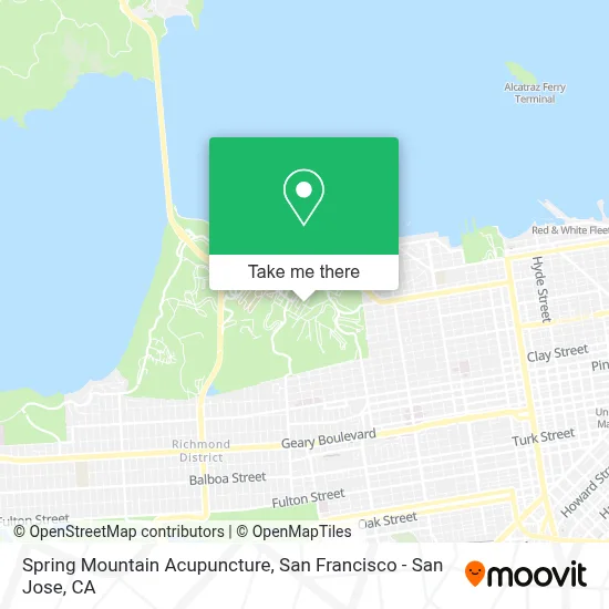 Spring Mountain Acupuncture map