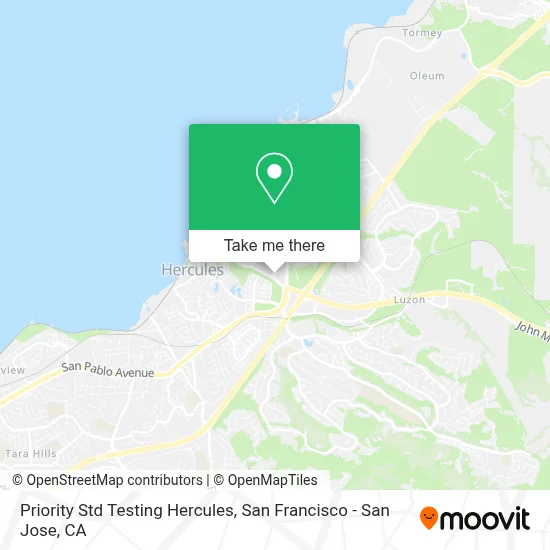 Priority Std Testing Hercules map