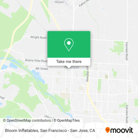 Bloom Inflatables map