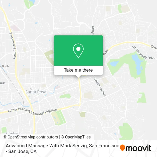 Advanced Massage With Mark Senzig map