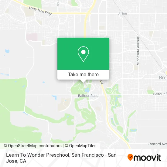 Learn To Wonder Preschool map