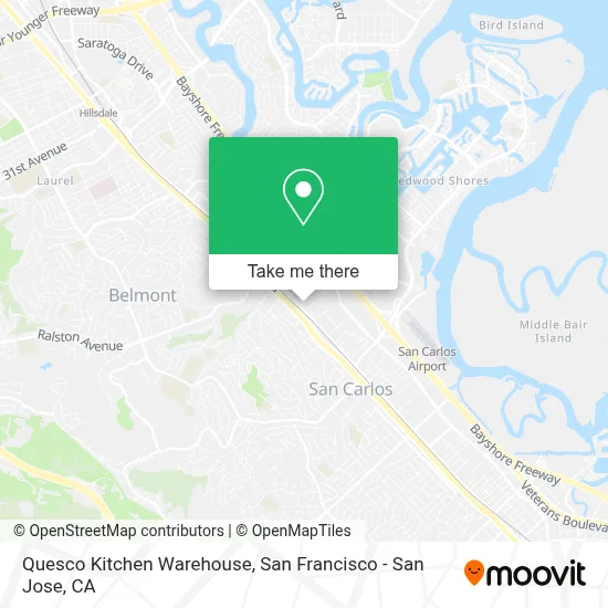 Quesco Kitchen Warehouse map