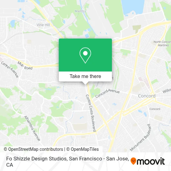 Fo Shizzle Design Studios map
