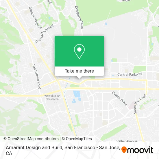 Amarant Design and Build map