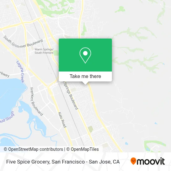 Five Spice Grocery map