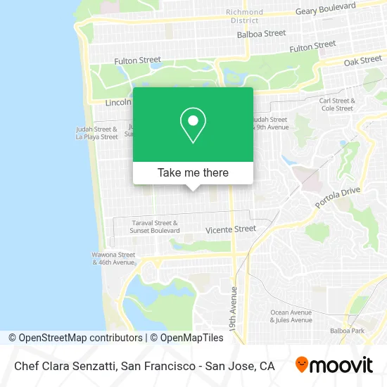 Chef Clara Senzatti map