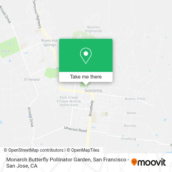 Monarch Butterfly Pollinator Garden map