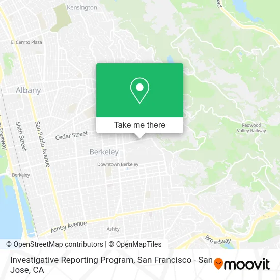 Investigative Reporting Program map