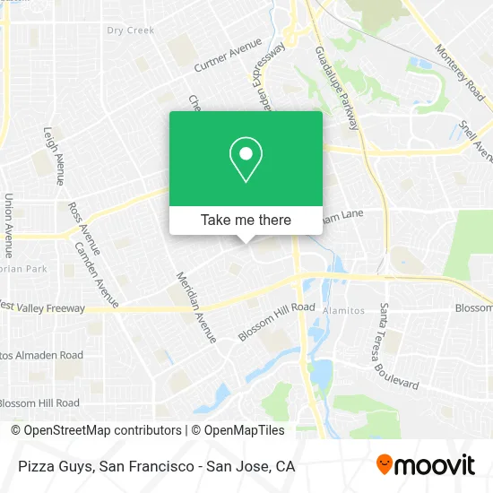 Pizza Guys map