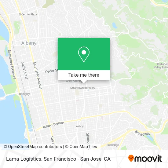 Lama Logistics map