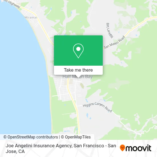 Joe Angelini Insurance Agency map
