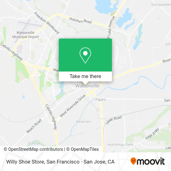 Willy Shoe Store map