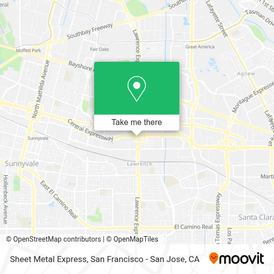 Sheet Metal Express map