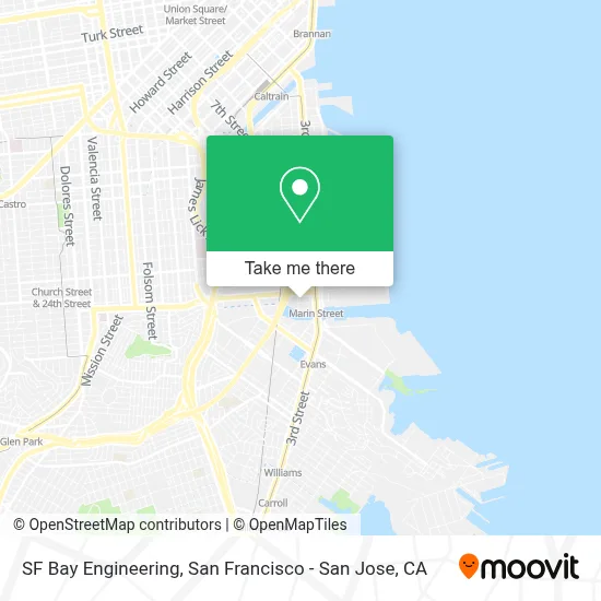 SF Bay Engineering map