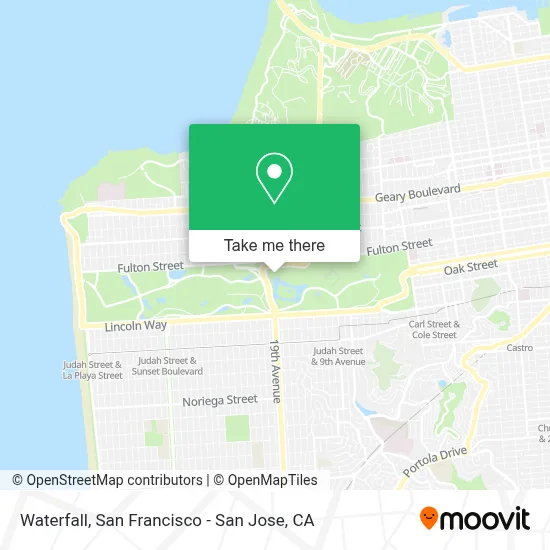 Waterfall map