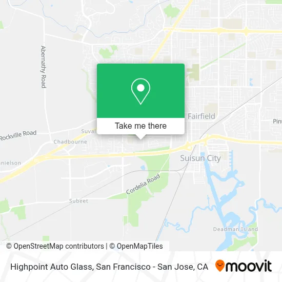 Highpoint Auto Glass map