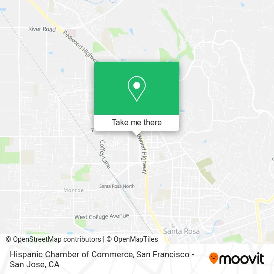 Hispanic Chamber of Commerce map