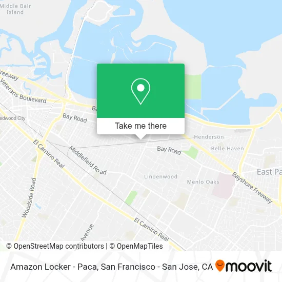 Amazon Locker - Paca map
