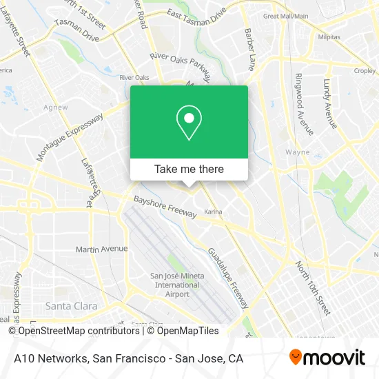 A10 Networks map