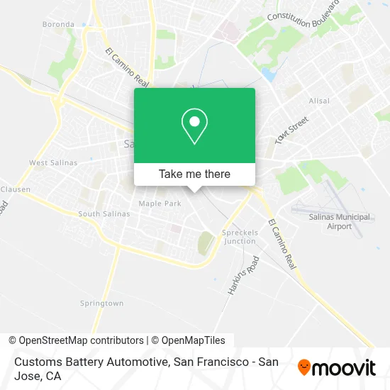 Customs Battery Automotive map