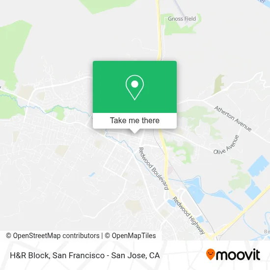H&R Block map