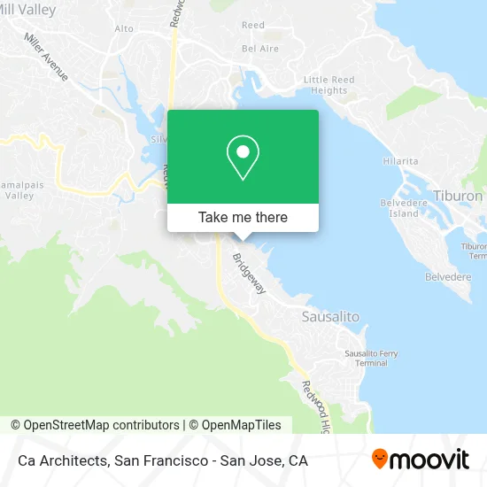 Ca Architects map