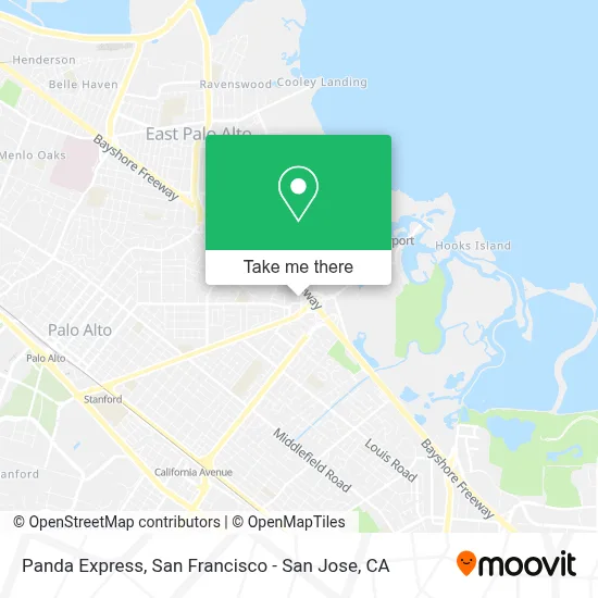 Panda Express map
