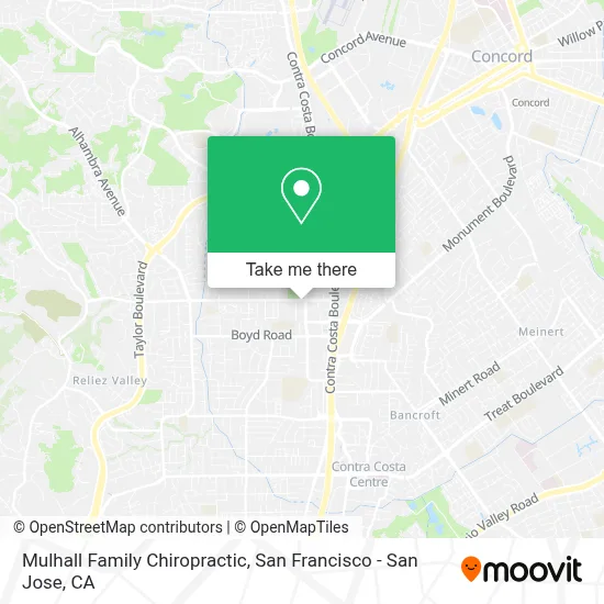 Mulhall Family Chiropractic map