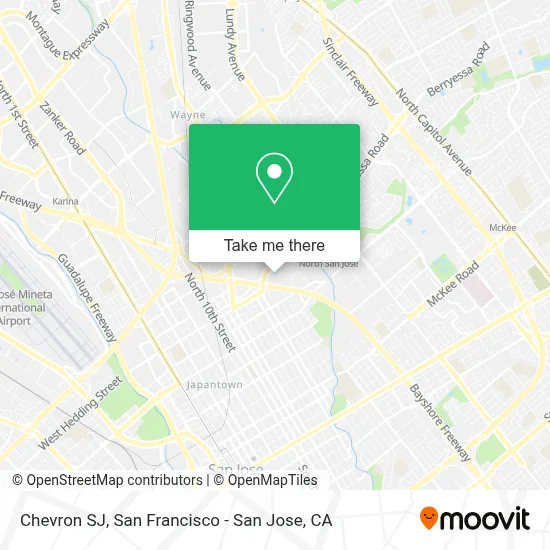 Chevron SJ map