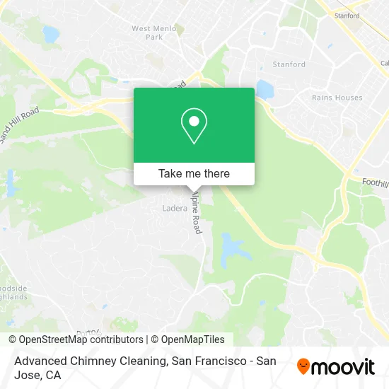Advanced Chimney Cleaning map