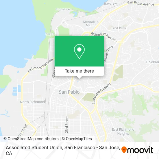 Associated Student Union map