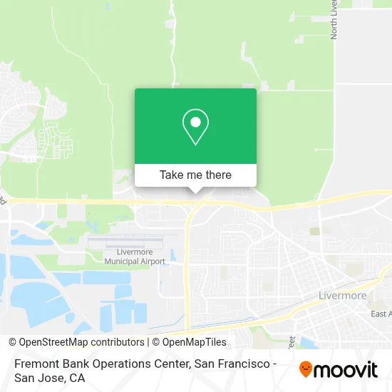 Fremont Bank Operations Center map