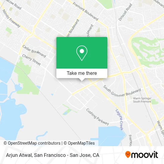 Arjun Atwal map
