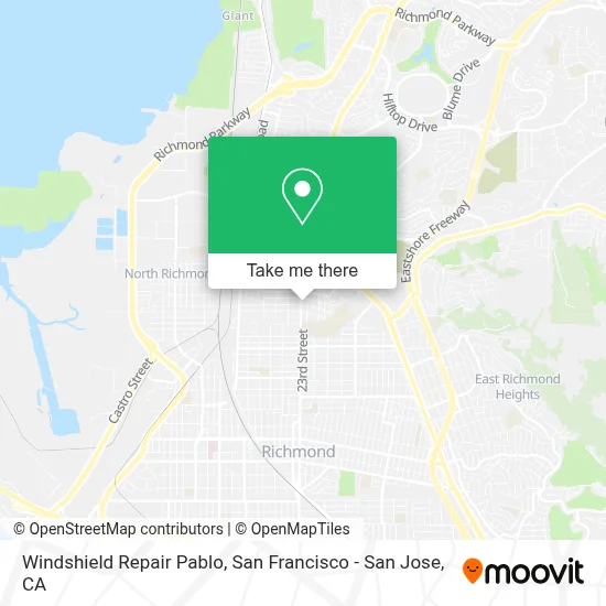 Windshield Repair Pablo map