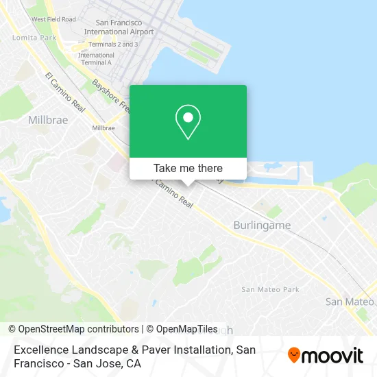 Excellence Landscape & Paver Installation map