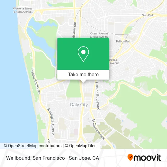 Wellbound map