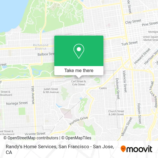 Randy's Home Services map