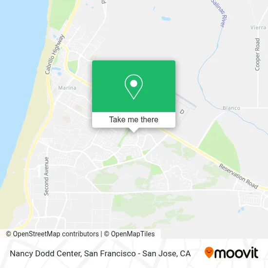 Nancy Dodd Center map