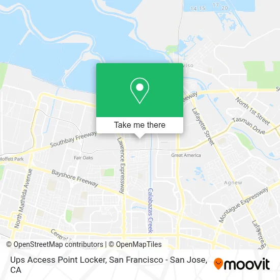 Ups Access Point Locker map