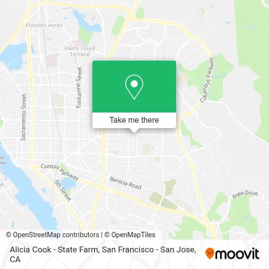 Alicia Cook - State Farm map