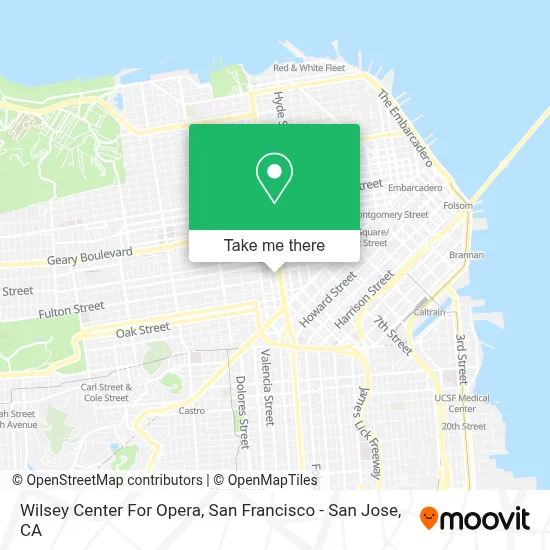 Wilsey Center For Opera map
