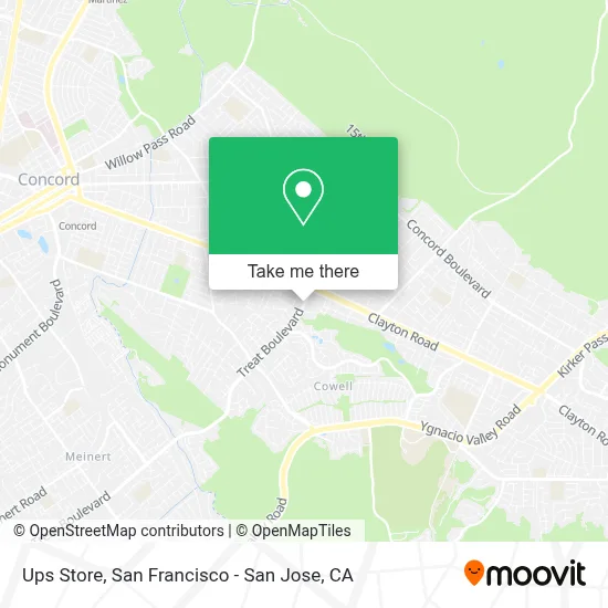 Ups Store map